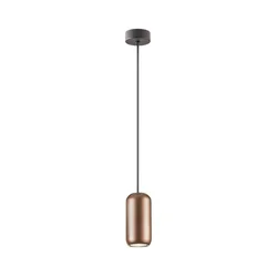 Redo 01-3476 - Luster na sajli BOOM 1xGU10/10W/230V O 7,6 cm braon