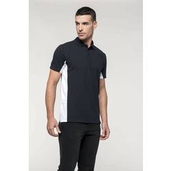 KA232 FLAG - SHORT-SLEEVED TWO-TONE POLO SHIRT
