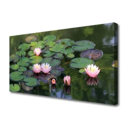 tulup.si Slika na platnu Voda lily pond narava 125x50 cm