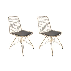 Tivoli 273 V2 Gold Chair Set (2 Pieces)