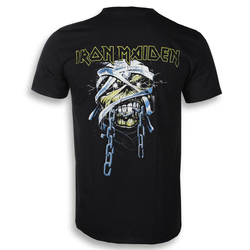 Metal majica moška Iron Maiden - Powerslave Head & Logo - ROCK OFF - IMTEE78MB