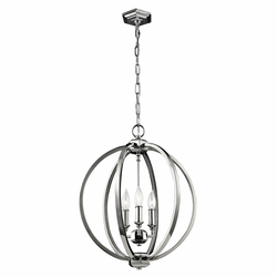 Feiss FE-CORINNE-3P-M - Luster na lancu CORINNE 3xE14/60W/230V