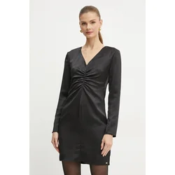 Obleka Armani Exchange črna barva, XW000037 AF10523