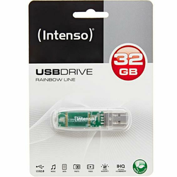 Intenso 32GB Rainbow Line USB 2.0 spominski ključek - Prozoren