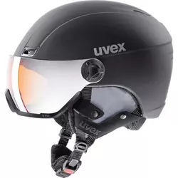 Uvex HLMT 400 VISOR STYLE, kaciga skijaška, crna