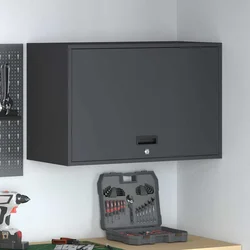Ormar za zid u garaži Antracit 80 x 40 x 53 cm Čelik s prahom