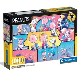 Peanuts 1000-delna sestavljanka s posterjem - Clementoni