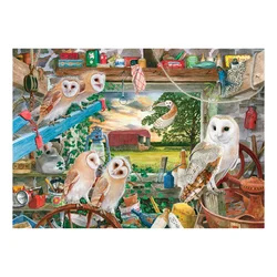 The House of Puzzles - Puzzle Nočne ptice - 500 kosov