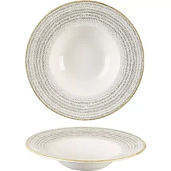 CHURCHILL Homespun Stone Grey globoki krožnik, rob, o: 240 mm (12 kos)