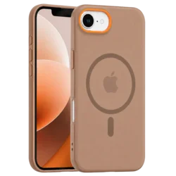 Matte Color MagSafe maska za iPhone 16e – zlatna