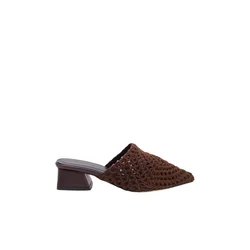 Trendyol Shoes Ženske papuče Takss25To00060, Smeđe