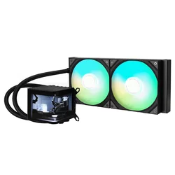 TRYX PANORAMA AIO + AMOLED ARGB Vodno Hlajenje CPU 280 mm – Crno