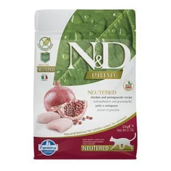 N&D Suva hrana za odrasle mačke, Piletina i nar, 300g