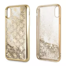 Maska Guess Faceplate Liquid Shine za iPhone X/ XS zlatna.