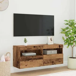 TV zidni ormar Staro drvo 100 x 30 x 40 cm Konstruirano drvo