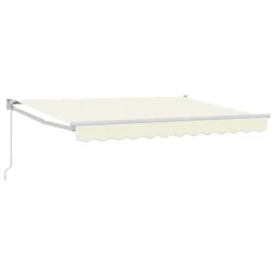 Povlačivi tende Krem 3,5 x 2 m 100% Poliester i Aluminij