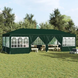 Šator za zabave Zelena 800 x 400 x 266 cm Polietilen