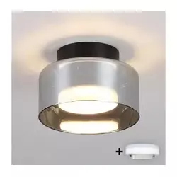 Brilagi - LED Ugradna stropna svetiljka AURA LUX 1xGX53/30W/230V, prečnika 13 cm, crna/dimljena