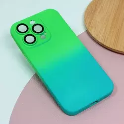 TERACELL Maska za iPhone 14 Pro 6.1 Rainbow Spring zeleno-plava