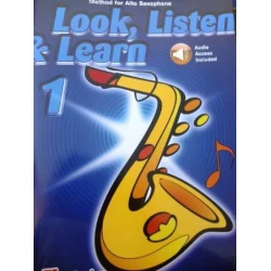 LOOK,LISTEN & LEARN 1 ALTO SAXOPHONE +AUDIO ACCESS