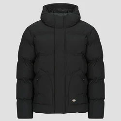 Dickies EAGLEVILLE HOODED PUFFER Črna