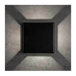 Kanlux 39182 - LED spoljašnje zidno svetlo REFAZI LED/6W/230V IP54 crno