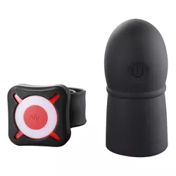 Vibracijski stimulator za penis OTOUCH - Super Striker, črn