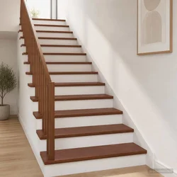 Stopnice 4 kos 100 x 30 x 2 cm Temno rjava Masivno hrastovo les