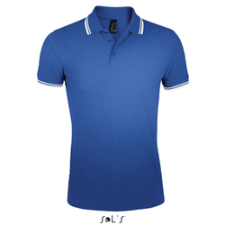 Polo majica za muškarce veličina S Sols Pasadena Royal Blue/White 00577