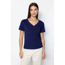 Trendyol Milla Ženska majica TWOSS23TS00001, Tamnoplava