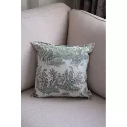 Aberto Design Dekorativna jastučnica BST058, 45 x 45 cm, Maslina-bela