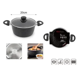 KMT Lonac, fi20cm, Crni