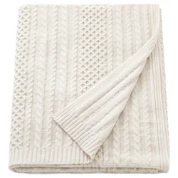 SÖRBYSKOGEN Tanko ćebe, prljavobela, 130x170 cm