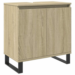 Kupaonski ormarić boja hrasta 58x33x60 cm konstruirano drvo