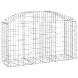 Gabionska košara s lukom 150x50x80/100 cm pocinčano željezo