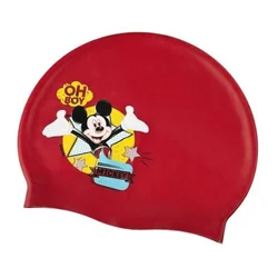 shumee SILIKONSKA KAPA DISNEY MIKIJA MIŠKA RDEČA