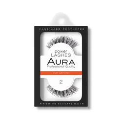AURA Umjetne trepavice Power Lashes 02 Cat Mystic