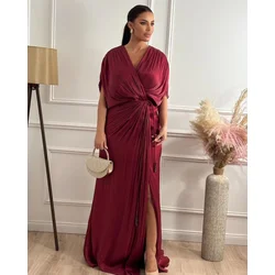 Squareonline Ženska haljina Burgundy Elegance, Bordo