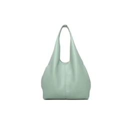 Vrečasta torbica LS COLLECTION Andrea Massi - zelena, hobo
