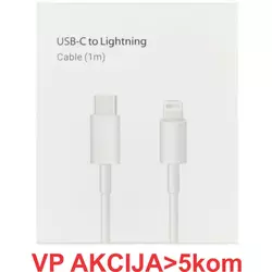 CCP-AMCM-AMLM-1.0M Gembird 20W PD kabl USB-C na Lightening 8-pin, USB 3.0, 1m, white