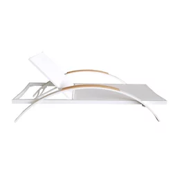 Nero Aluminijumska ležaljka 195x65x30 cm BEŽ