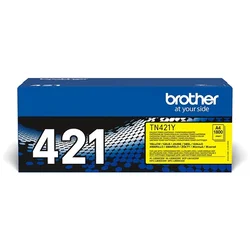 TN421Y - Brother Toner, Yellow, 1800 pages