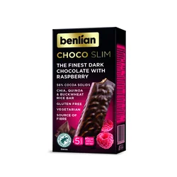 Benlian Foods Čokoladna štanglica sa malinom Choco Slim, 80g