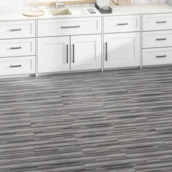Podne daske 5,02 m2 36 pcs PVC Prugasta siva