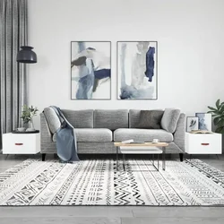 Vidaxl Klubska mizica 50x50x40 cm inženirski les