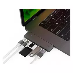 Adapter-konvertor TIP-C na HDMI + 2XUSB 3.0 + SD/Micro SD + 2xTIP C (plug in)