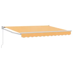 Povlačivi tende Pijesak 3 x 2,5 m 100% Poliester i Aluminij