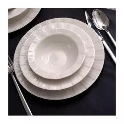 18-delni jedilni set, bel/porcelan