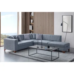 ATELIER DEL SOFA Ugaona garnitura West Right Grey