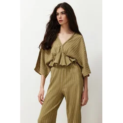 Trendyol Milla Ženska bluza, Kaki